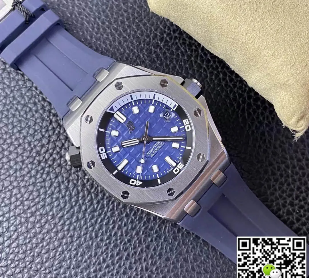 Audemars Piguet Royal Oak Offshore 15720ST.OO.A027CA.01 ZF Factory 1:1 Best Edition Replica Watch Blue Strap